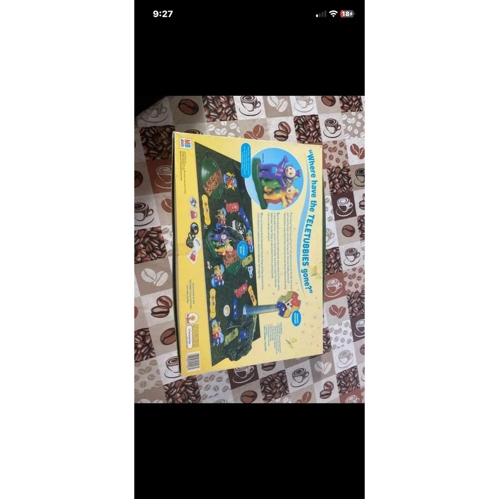 Vintage 1998 Milton Bradley Teletubbies Teletubbyland Board Game Incomplete